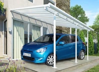 Aliumininė stoginė automobiliui Siera Palram 3 x 4,35 m balta