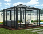Išskirtinė aliuminio pavėsinė Ledro Palram - Canopia 3,6 x 3,6 m