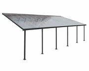 Terasų stogai Feria Palram - Canopia 4 x 8,5 m pilkos