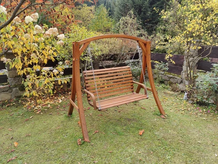 "Borneo Garden Point" medinės sodo sūpynės