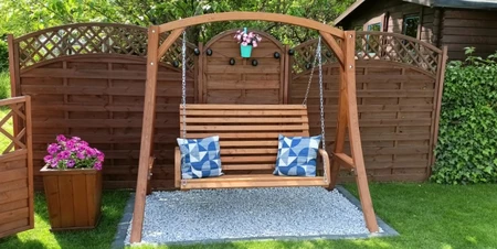 "Borneo Garden Point" medinės sodo sūpynės