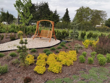 "Borneo Garden Point" medinės sodo sūpynės