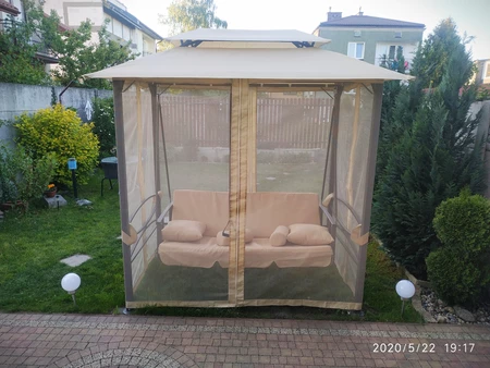 Gražus "Garden Point" metalinis sodo supynės