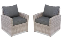 &quot;Technorattan&quot; fotelių rinkinys &quot;Parma grey Garden Point