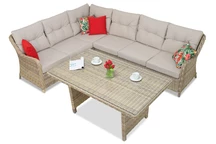Komplektas iš technoratano Toledo Comida 5 smelio spalvos Garden Point