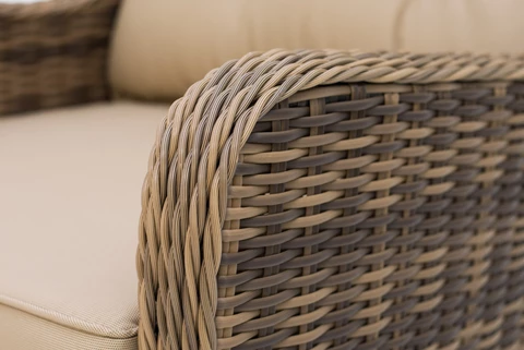 Sodo kampas su stalu &quot;Toledo Corner&quot; rudas sodo taškas