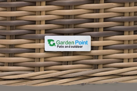 Sodo kampas su stalu &quot;Toledo Corner&quot; rudas sodo taškas