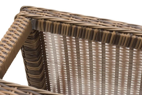 Sodo kampas su stalu &quot;Toledo Corner&quot; rudas sodo taškas