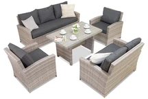 Technoratano baldai Parma Apetito 7 pilkos spalvos Garden Point