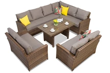 Technoratano baldai Parma Comida 9 rudos spalvos Garden Point