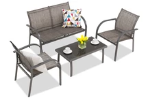 Terasos baldai Bono pilkos spalvos Garden Point