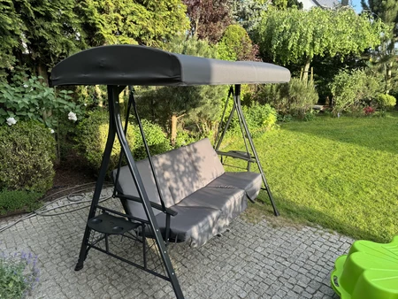 "Parma Garden Point" metalinės sodo sūpynės pilkos spalvos