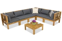 Lauko baldai Brunei Corner 6 Garden Point akacija