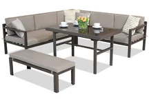 Lauko baldai Porto Garden Point rudos spalvos