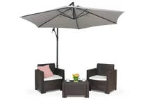 Pilkas Garden Point lauko skėtis Napoli ∅3m