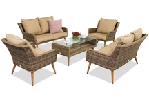 Sodo baldai Bilbao Coffee 6 Garden Point rudi