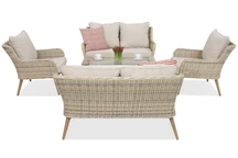 Sodo baldai Bilbao Coffee 6 Garden Point smėlio spalvos