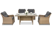 Sodo baldai iš technoratano Toledo Premium 4 Garden Point cappuccino