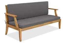 &quot;Danang Garden Point&quot; trijų vietų sofa iš akacijos medienos