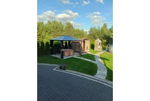 Modernus sodo pavėsinis Santiago Premium 3x3,6 m Garden Point antracitas