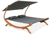 Dvivietė Garden Point lauko sofa Fiji  pilkos spalvos