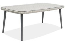 Garden Point kolekcijos Kordoba sodo stalas iš technoratano baltas