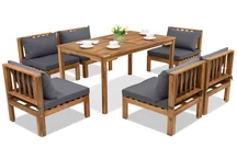 Lauko baldai Brunei Premium 6 Garden Point akacija