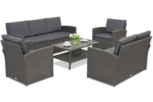 Lauko baldai Monaco Coffee 7 Garden Point antracito spalvos