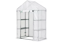 Mini šiltnamis sodui 1,4 x 0,7 x 2 m Garden Point balta