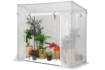 Mini plėvelinis šiltnamis pomidorams 2 x 0,8 m Garden Point balta
