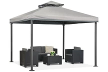 Pilkas lauko paviljonas Valencia 3x3 m Garden Point