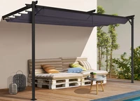 Antracito spalvos terasos stogelis Santana 3x3 Garden Point