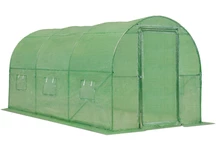 Folijos tunelis 2x4 m &quot;Garden Point&quot; žalias su durimis