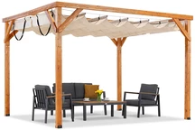 Medinė terasos pavėsinė Aruba 3 x 3,7 m Garden Point
