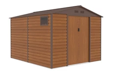 Metalinis įrankių namelis &quot;Malmo&quot; 2,8 x 3,2 m Parduotuvė &quot;Boss&quot; ruda