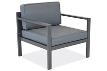 "Porto Garden Point" antracito spalvos sodo fotelis