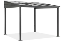 Aliumininis terasos stogelis 3 x 3 m Tarragona Garden Point antracito spalvos