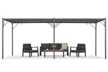Antracito spalvos &quot;Malaga&quot; 3x6 m &quot;Garden Point&quot; terasos pavėsinė