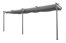 Antracito spalvos terasos stogelis Santana 3x6 m Garden Point