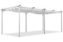Baltos spalvos La Palma 3x6 m Garden Point terasos pavėsinė