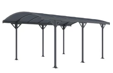 Polikarbonatinė pastogė &quot;Minnesota&quot; 3 x 5 m CoverTec antracitinė