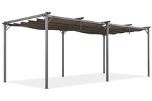 Rudos spalvos La Palma 3x6 m Garden Point terasos pavėsinė