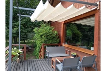 Santana kreminis terasos stogelis 3x3 m Garden Point
