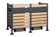 2 šiukšliadėžių 120l arba 240l talpos korpusas &quot;Breda CoverTech