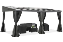 Aliuminio terasos stogas 3 x 5 m Tarragona Premium Garden Point antracito