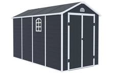 &quot;Bergen&quot; plastikinis įrankių namelis 1,9 x 3,7 m CoverTech antracitas