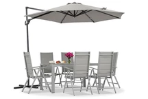 &quot;Garden Point Pesaro&quot; 3 m antracito spalvos sodo skėtis