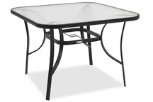 Modena kvadratinis stalas juodas Garden Point