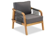 Mumbai Garden Point medinė sodo kėdė