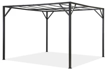 Santorini 3 x 4 m antracito spalvos metalinis terasos pavėsinės rėmas Garden Point